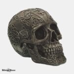 Keltų Kryžius Keltiška Kaukolė Iškiliai Ornamentuota