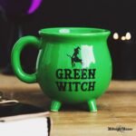 Žaliosios Raganos Katilas Puodelis Žolelių Viralui Green Witch